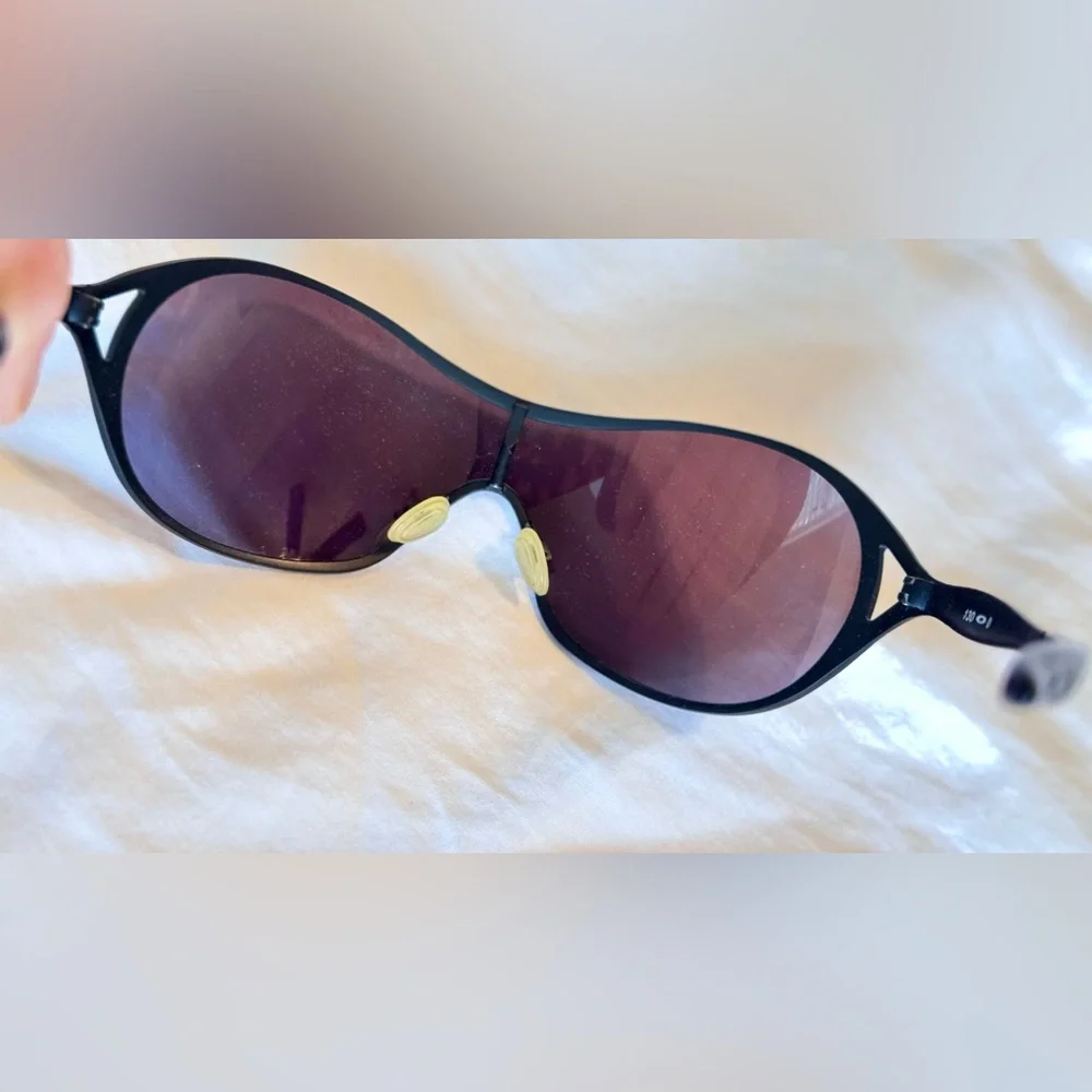 OAKLEY Deception Black Sunglasses Women’s Men’s Unisex w White Case & Bag Pouch